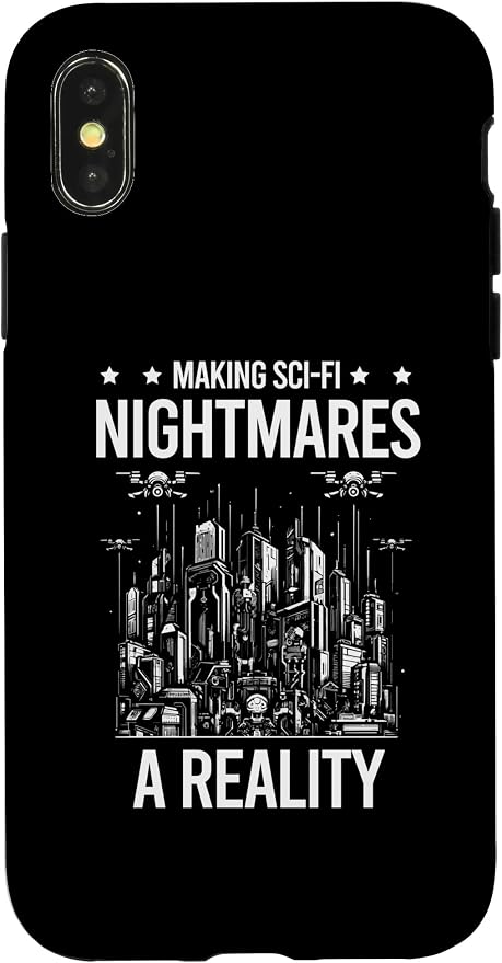 iPhone X/XS AI Making Sci-Fi Nightmares Reality Artificial Intelligence Case by Unknown