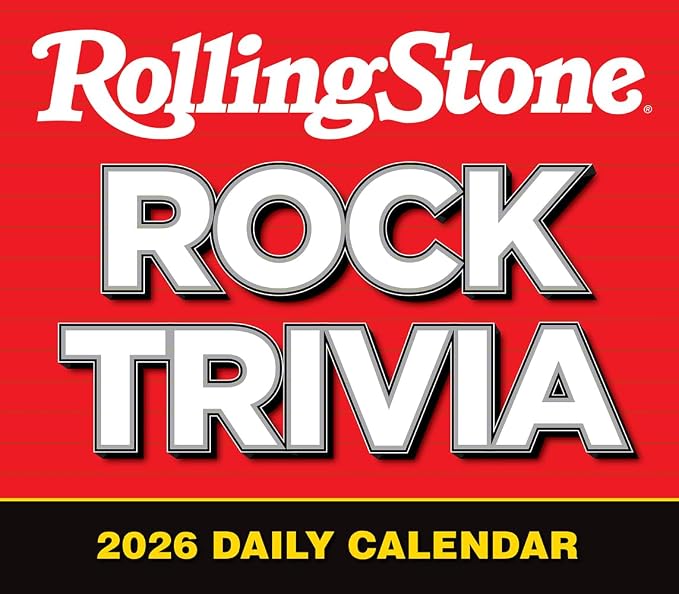 Rolling Stone Rock Trivia 2026 Daily Desk Calendar: Boxed Page-a-Day Music Quiz Calendar with Day-to-Day Rock History, Legends & Iconic Moments - Image 2