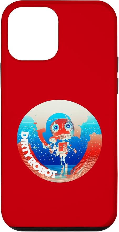 Dirty Robot my computer friend brand AI computing code cobot Case for iPhone 12 mini by Unknown