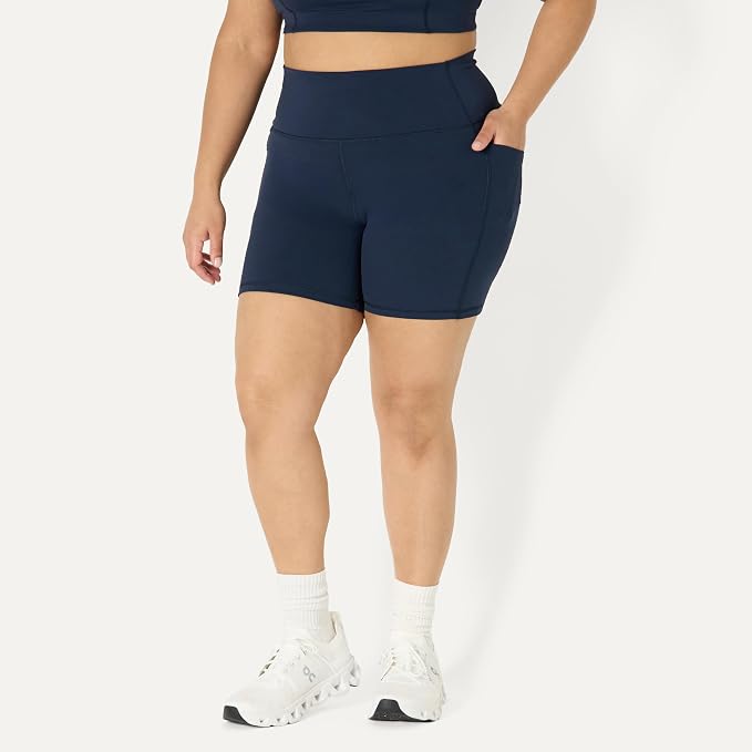 Amazon Essentials Women's Active FormFlex Buttery Soft High Waist Biker Shorts - Image 7