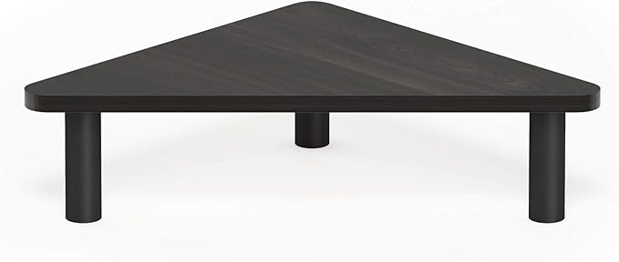 Furinno Turn-N-Tube Monitor Stand Riser, 19.6" Wide Triangle Corner Monitor Riser, Laptop Stand for Desk, Office Desk Accessories, Desktop Organizers and Accessories, Toolless Assembly, Espresso - Image 5