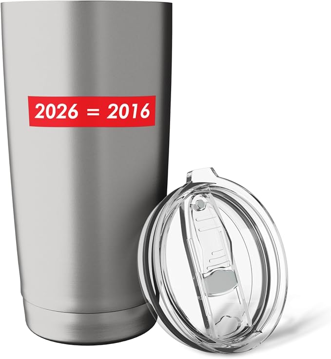 2026 Equals 2016 Funny Gen Z Nostalgia Teen Escapism Tween Stainless Steel Insulated Tumbler - Image 5
