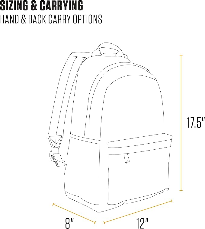 Carhartt Classic 21L Backpack Rose Tint | Classic Laptop, Water-Resistant Pack with 15 Laptop Sleeve and Organizational Compartments - Image 5