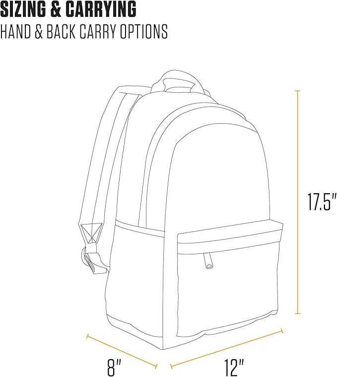 Carhartt Classic 21L Backpack Port | Classic Laptop, Water-Resistant Pack with 15 Laptop Sleeve and Organizational Compartments - Image 5