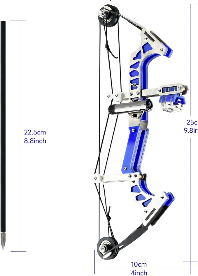 Archery Bow Set Left and Right Hand Compound Bow Hunting Bow Metal Material Catapult RH/LH for Practice Archery - Image 2