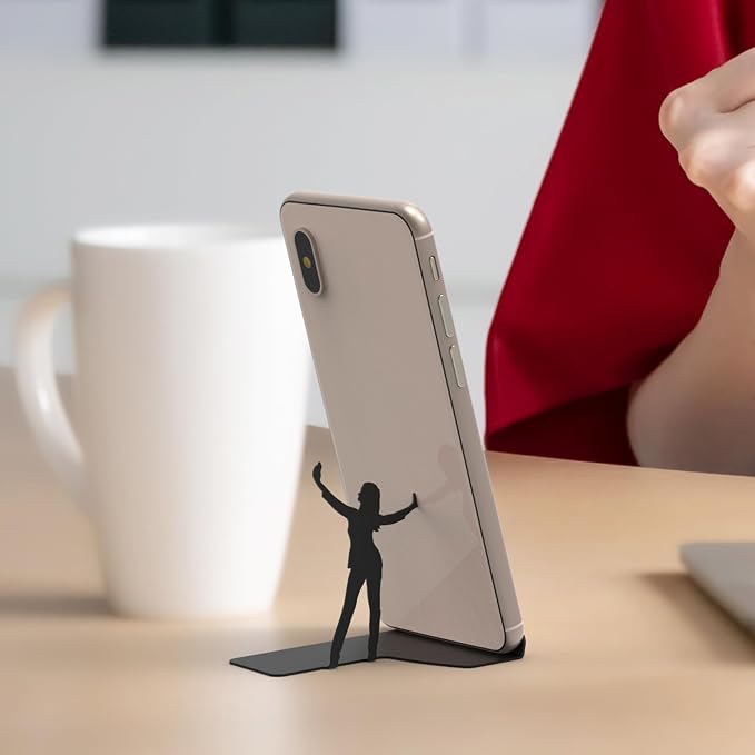 Artori Design Cell Phone Stand for Desk - Smartphone Stand for Office or Home - Cute Phone Stand for Recording Watching Videos Gaming or Video Calls - Unique Phone Holder for Tablets and Cellphones - Image 6