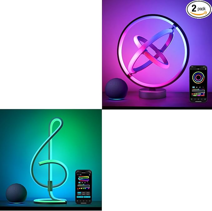 Lepro Bundle - TB1 AI Smart Lamp & TB2 AI Smart Lamp by Lepro
