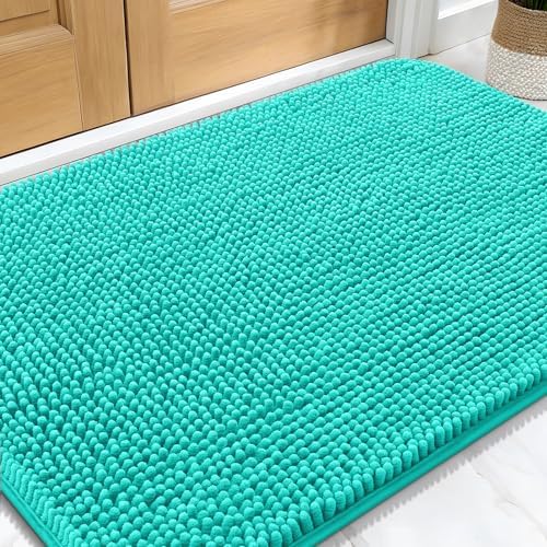 OLANLY Dog Door Mat for Muddy Paws 30x20, Super Absorbent Chenille Mud Mat by OLANLY