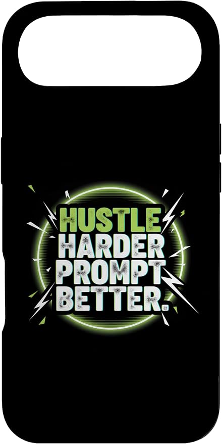 Hustle Harder Prompt Better AI Artificial Intelligence Case for iPhone Air by Unknown