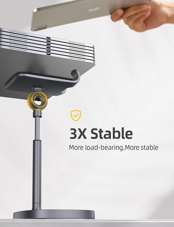 LISEN Cell Phone Stand Phone Holder for Desk, Gaming for Nintendo Switch | Cell Phone Accessories, Office Desk Accessories, Computer Accessories, Gadgets, Compatible with Switch iPad, 4-10 in Devices - Image 6