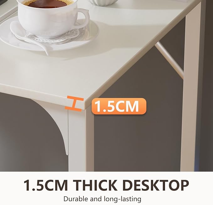 BestOffice Computer Desk,Home Office Desk, Modern Simple Style for Home Office Study Writing (White, 63 Inch) - Image 7