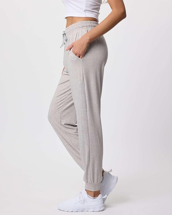 3 Pack Women's Lounge Joggers Sweatpant Active Athletic Yoga Workout Pocket | Available in Plus Size, Ladies Casual, Drawstring Gym Pants, Sleep Bottoms, Hiking, Running, Fitness, Exercise, Pajama, Soft - Image 5