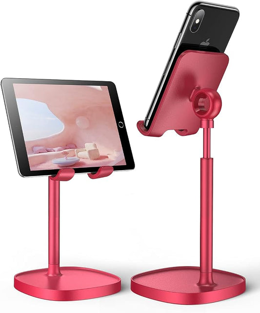 LISEN Cell Phone Stand Phone Holder for Desk, Gaming for Nintendo Switch | Office Desk Accessories for Women, iPhone Stand, Gadgets for Men Gifts, Office Decor, OtterBox Case, Switch, iPad, 4-10 in by Lisen