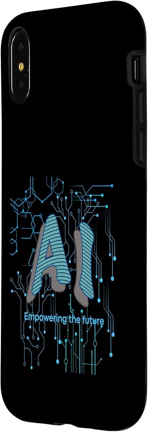 AI Circuit Board Tech Design for programmers & Engineers Case for iPhone X/XS - Image 2
