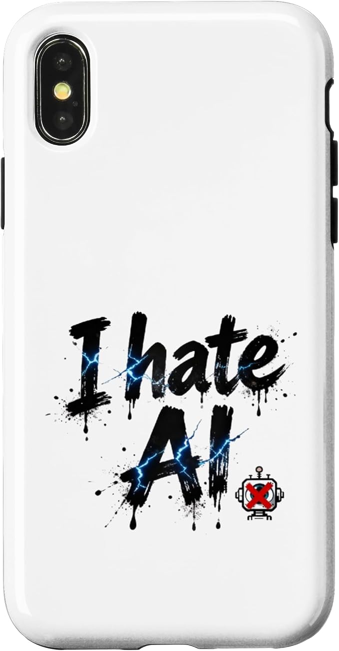 I Hate Ai Case for iPhone X/XS by Unknown