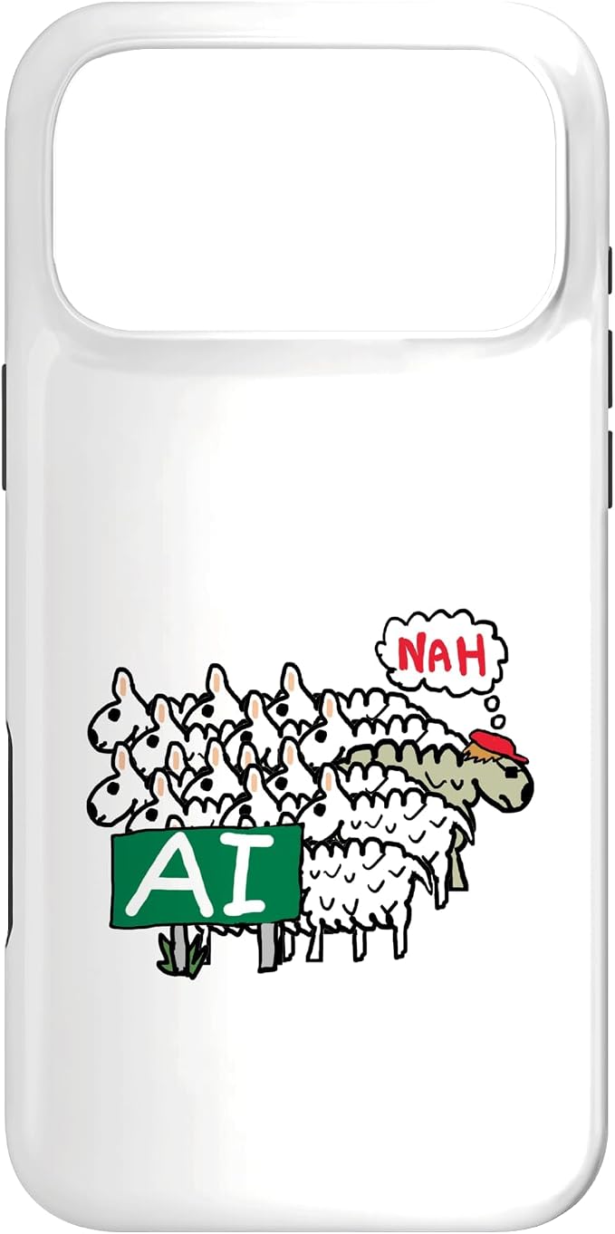 Anti AI Case for iPhone 17 Pro Max by Unknown