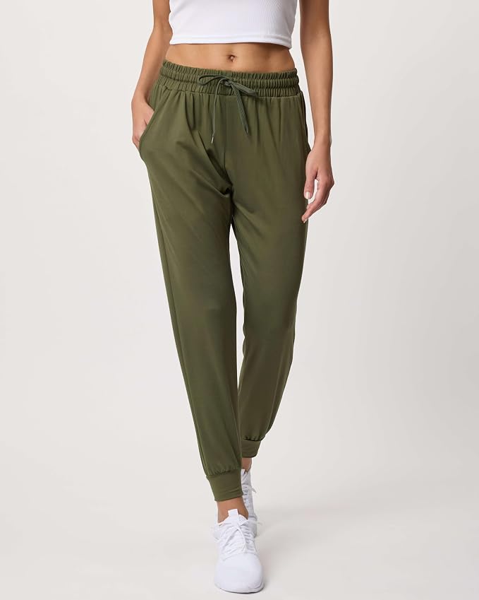 3 Pack Women's Lounge Joggers Sweatpant Active Athletic Yoga Workout Pocket | Available in Plus Size, Ladies Casual, Drawstring Gym Pants, Sleep Bottoms, Hiking, Running, Fitness, Exercise, Pajama, Soft - Image 2