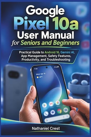 Google Pixel 10a User Manual for Seniors and Beginners: Practical Guide to Android 16, Gemini AI, App Management, Safety Features, Productivity, and Troubleshooting by Unknown
