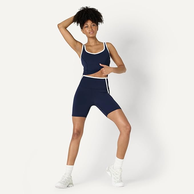 Amazon Essentials Women's Active FormFlex Buttery Soft High Waist Biker Shorts - Image 6