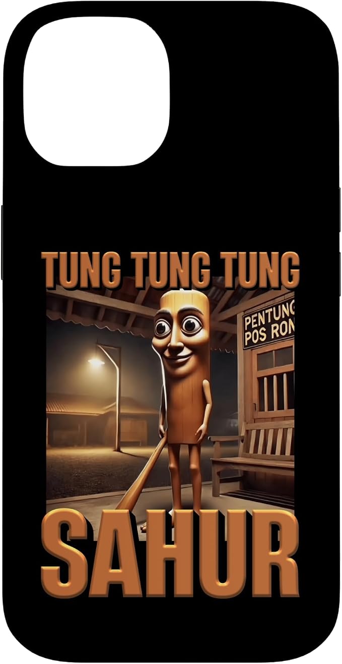 Internet Hilarious Meme AI Character Tung Tung Tung Sahur Case for iPhone 14 by Unknown