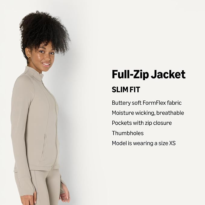 Amazon Essentials Women's Active FormFlex Buttery Soft Slim Fit Quarter Zip Long Sleeve Pullover Jacket - Image 4