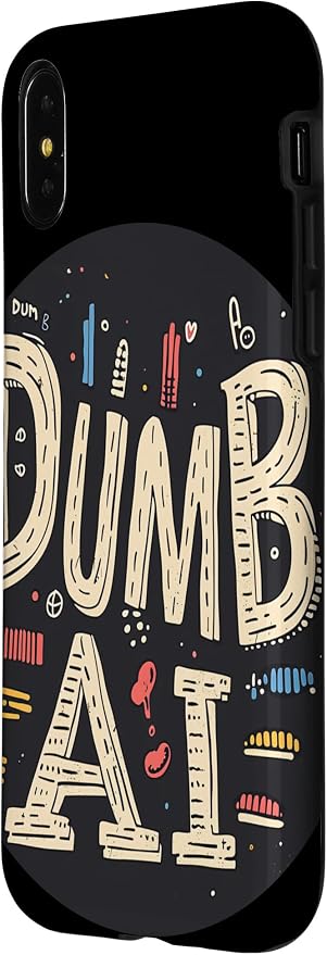 iPhone X/XS Dumb AI Stamp Costume Case - Image 2