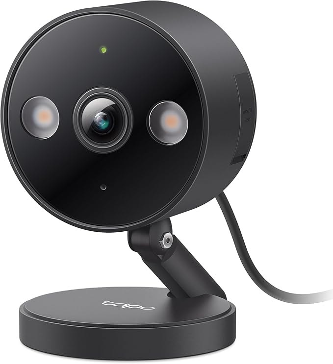 Tapo 2K+ Indoor/Outdoor Wired Security Camera - Person/Pet/Vehicle Detection, Baby Monitoring, Color Night Vision, IP66 Weather Resistant, Subscription-Free Local Storage or Optional Cloud, C121 by Unknown