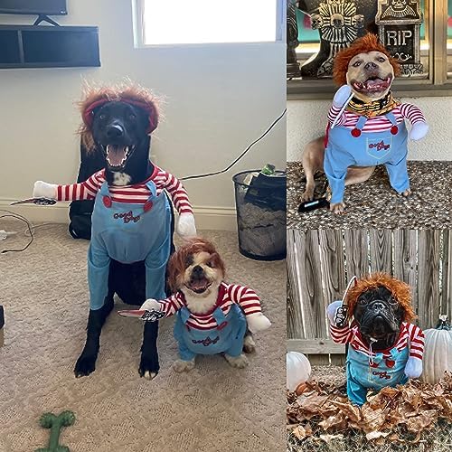 Pet Halloween Costume, Dog Funny Costume Halloween Cosplay Outfits Cute Clothes Adjustable Party Dress Up Apparel Accessories for Small Medium Large Dogs (Medium) - Image 5