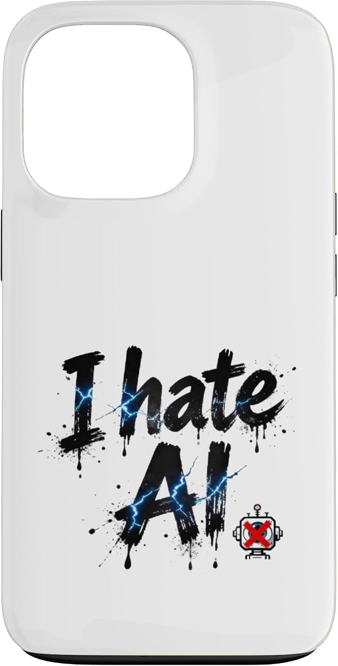 I Hate Ai Case for iPhone 13 Pro by Unknown