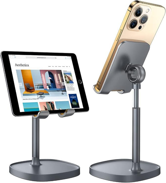 LISEN Cell Phone Stand Phone Holder for Desk, Gaming for Nintendo Switch | Cell Phone Accessories, Office Desk Accessories, Computer Accessories, Gadgets, Compatible with Switch iPad, 4-10 in Devices by Lisen