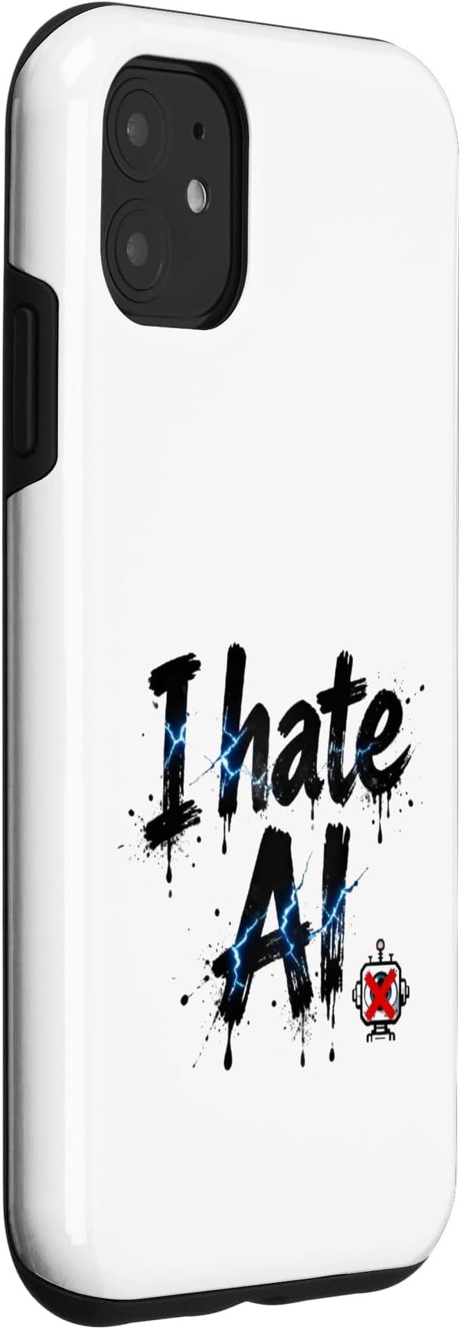 I Hate Ai Case for iPhone 11 - Image 3