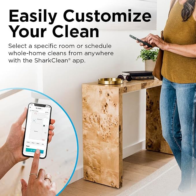 Shark Matrix Plus Robot Vacuum and Mop,UR2650WS | Sonic Mopping, Matrix Clean, CleanEdge, HEPA 30-Day Self-Empty Base, 360° LiDAR Mapping, Self-Cleaning Brushroll, Wi-Fi - Image 11