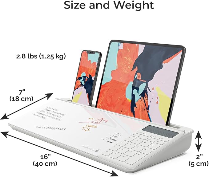 DeskBoard Buddy (White with Calculator) - Image 7
