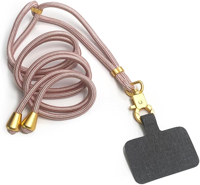 Tech Candy The Hookup Universal Lanyard Mobile Cell Phone Strap, Rose Gold - Quality, Wrist, Neck, Crossbody, Adjustable by TechCandy%7CDistill%7CTrove