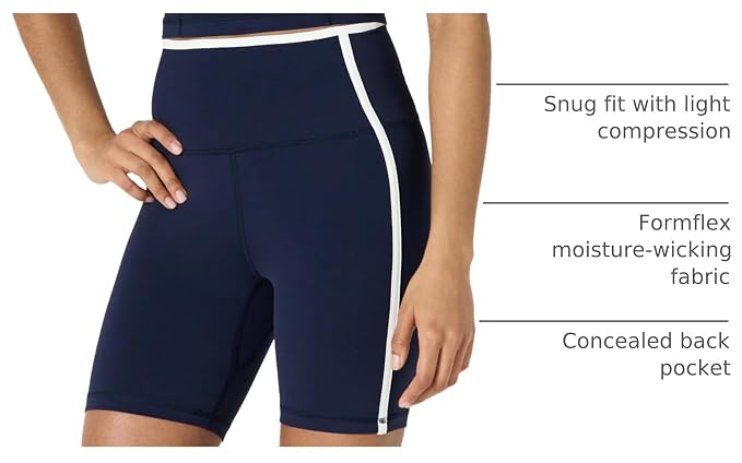 Amazon Essentials Women's Active FormFlex Buttery Soft High Waist Biker Shorts - Image 4