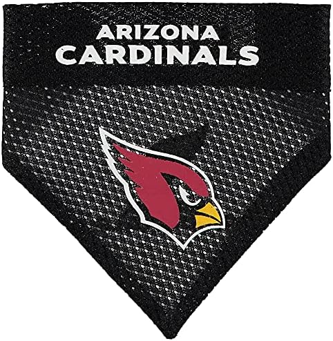 Pets First NFL DOG BANDANA - ARIZONA CARDINALS REVERSIBLE PET BANDANA. 2 Sided Sports Bandana with a PREMIUM Embroidery TEAM LOGO, Large/X-Large. - 2 Sizes & 32 NFL Teams available - Image 2