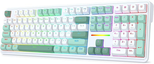 Redragon K745 HE Wired Hall-Effect Magnetic Rapid Trigger Gaming Keyboard | Multi-Function Control Wheel, Silky POM 8K Switches for Valorant & FPS Precision, Zero Delay, Practical 108-Key, PRO Software by REDRAGON