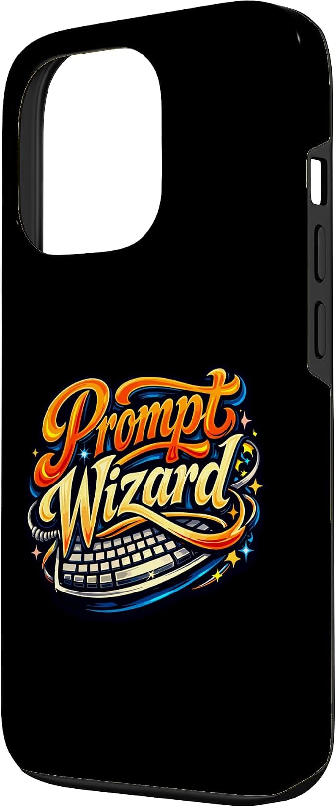 Prompt Wizard AI Retro Keyboard Case for iPhone 13 Pro - Image 2