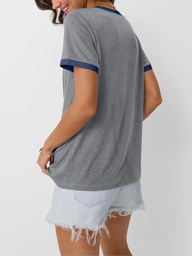 AUTOMET Womens Short Sleeve T-Shirts Summer Tops Casual Soft Tunic V Neck Basic Workout Clothes Spring Fashion Outfits 2026 - Image 3