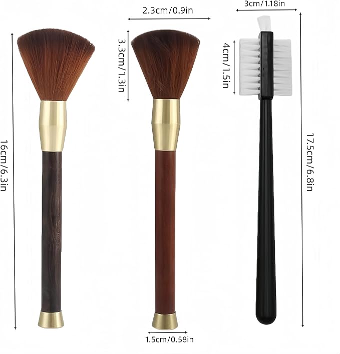 3-Piece Coffee Machine Cleaning Brush, Grinder Cleaning Accessories, Suitable for Coffee Bean Grinding and Coffee Powder Cleaning, Ideal for Baristas in the Home Kitchen - Image 2