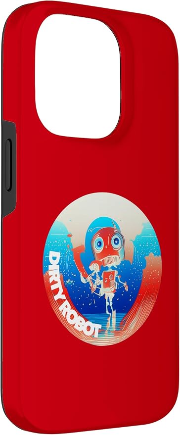 Dirty Robot my computer friend brand AI computing code cobot Case for iPhone 14 Pro - Image 3