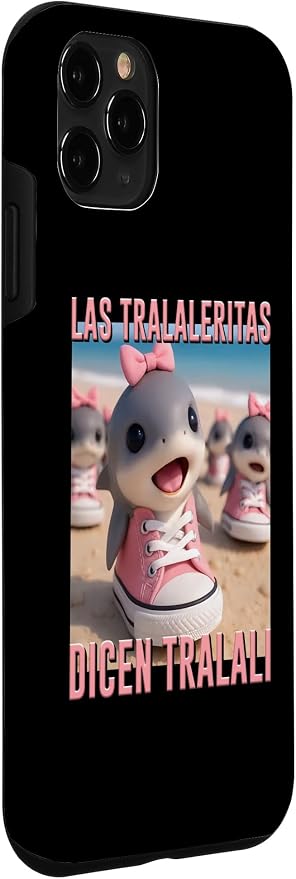 Trendy Internet Meme Tralaleritas Dicen Tralali AI Generated Case for iPhone 11 Pro - Image 3