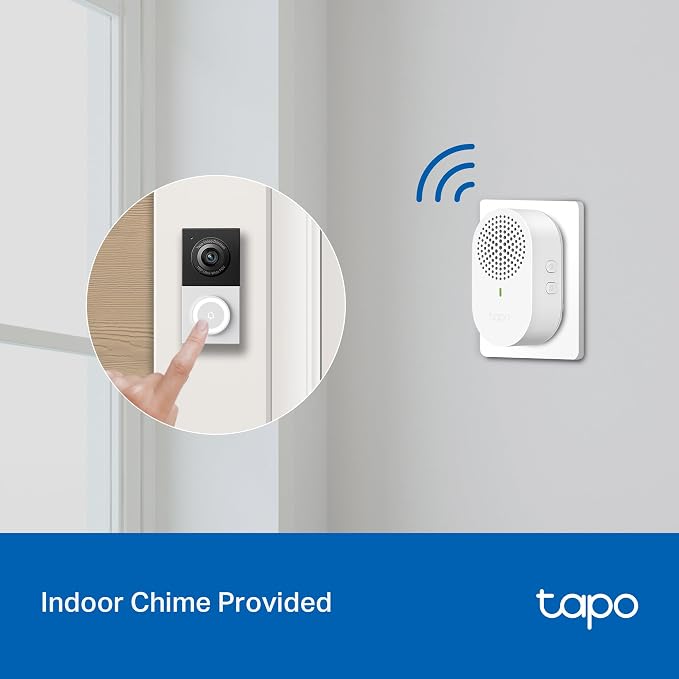Tapo 2K Wired Smart Video Doorbell - 180 Ultra-Wide Field of View, Person/Vehicle/Package Detection, 2-Way Audio, Color Night Vision, Subscription-Free Local Storage or Optional Cloud, D130 - Image 6