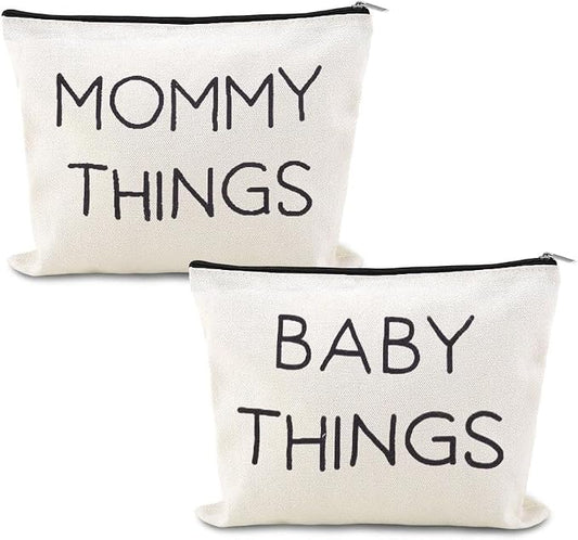 Mommy Things Baby Things Pouch Bags Stuff for Mom After Having a Baby Bag Gift New Mother Gifts After Giving Birth Pregnancy Essentials for Expecting Mom Gift Bag Mommy to Be Postpartum Mama Pouch by YangQian
