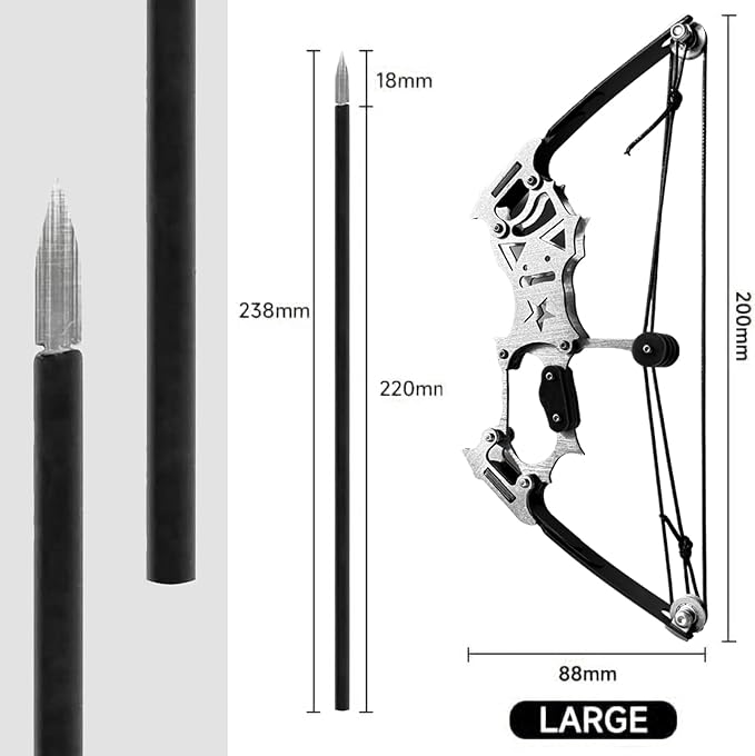 Archery Bow Set Left and Right Hand Compound Bow Hunting Bow Metal Material Catapult RH/LH for Practice Archery - Image 2