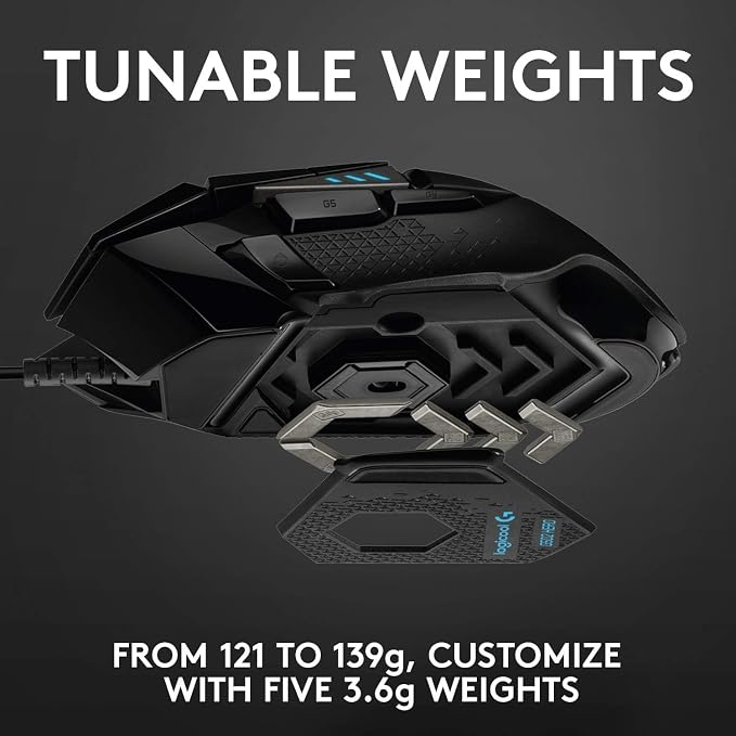 Logitech G502 HERO Wired Gaming Mouse + G Pro X Gaming Headset Bundle - Black - Image 3