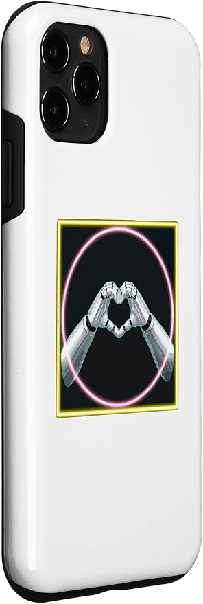 iPhone 11 Pro Hand Heart AI Robot | Hands Robot Shirt Case - Image 3