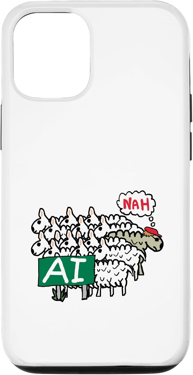 Anti AI Case for iPhone 12/12 Pro by Unknown