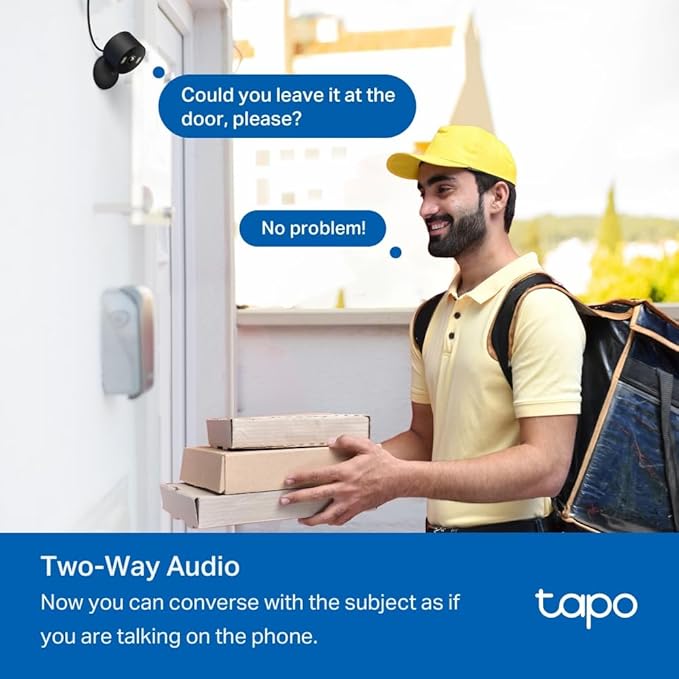 Tapo 1080p Indoor/Outdoor Security Camera - Free Person/Motion/Baby Cry Detection, Color Night Vision, IP65 Weatherproof, SD/Cloud Storage, Works w/Alexa & Google Home HybridCam, Black - Image 7