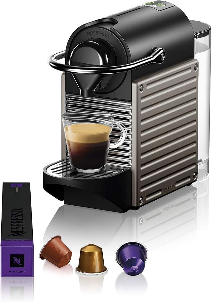Nespresso BEC430TTN Pixie Espresso Machine by Breville, Titan - Image 5